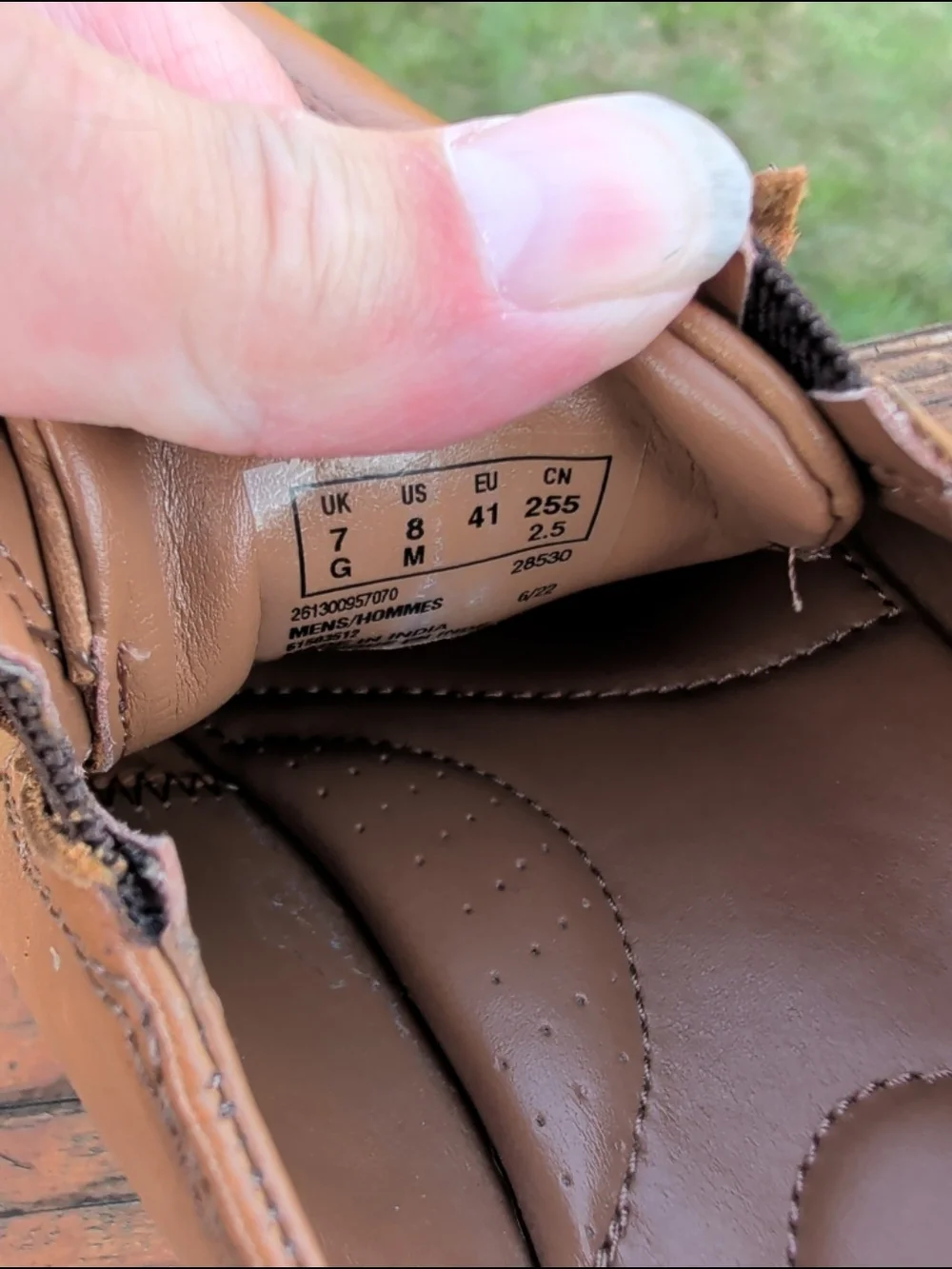Clarks Tilden Walk Brown Leather Oxfords Mens' Sz 8